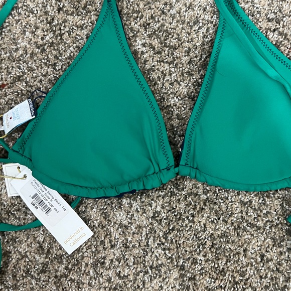 NWT reversible string bikini top size small James Draper Helen Jon - Picture 8 of 8